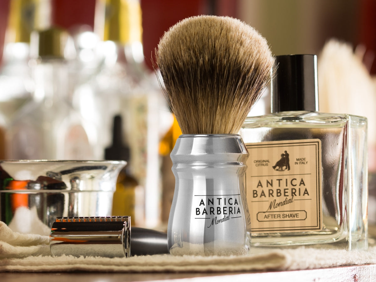 Antica Barberia – EU Razors 1908 Accessories + Brushes Shaving + Mondial