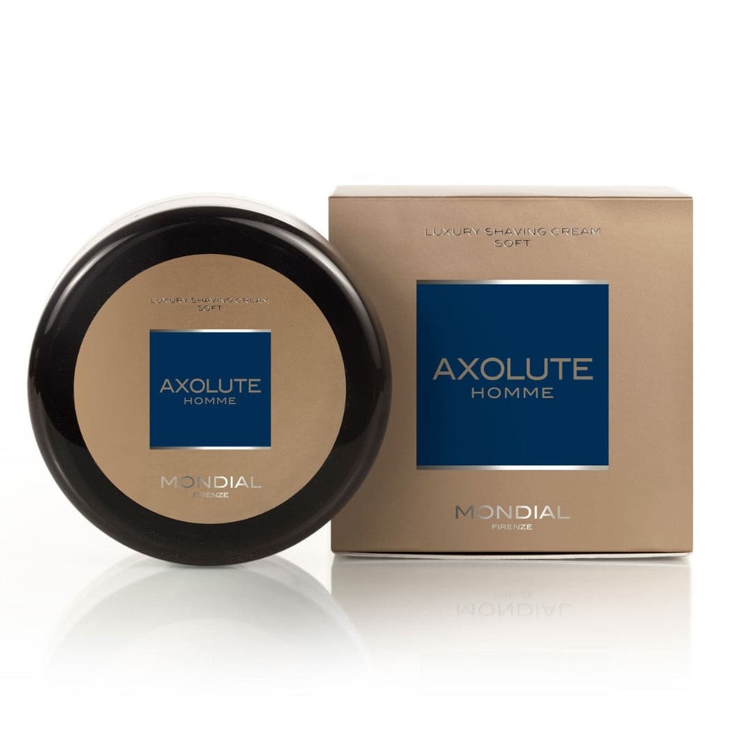 Axolute\' Homme 1908 Mondial Solid Plexi Shaving Shaving in Mondial EU Jar | 1908 – 150ml Cream