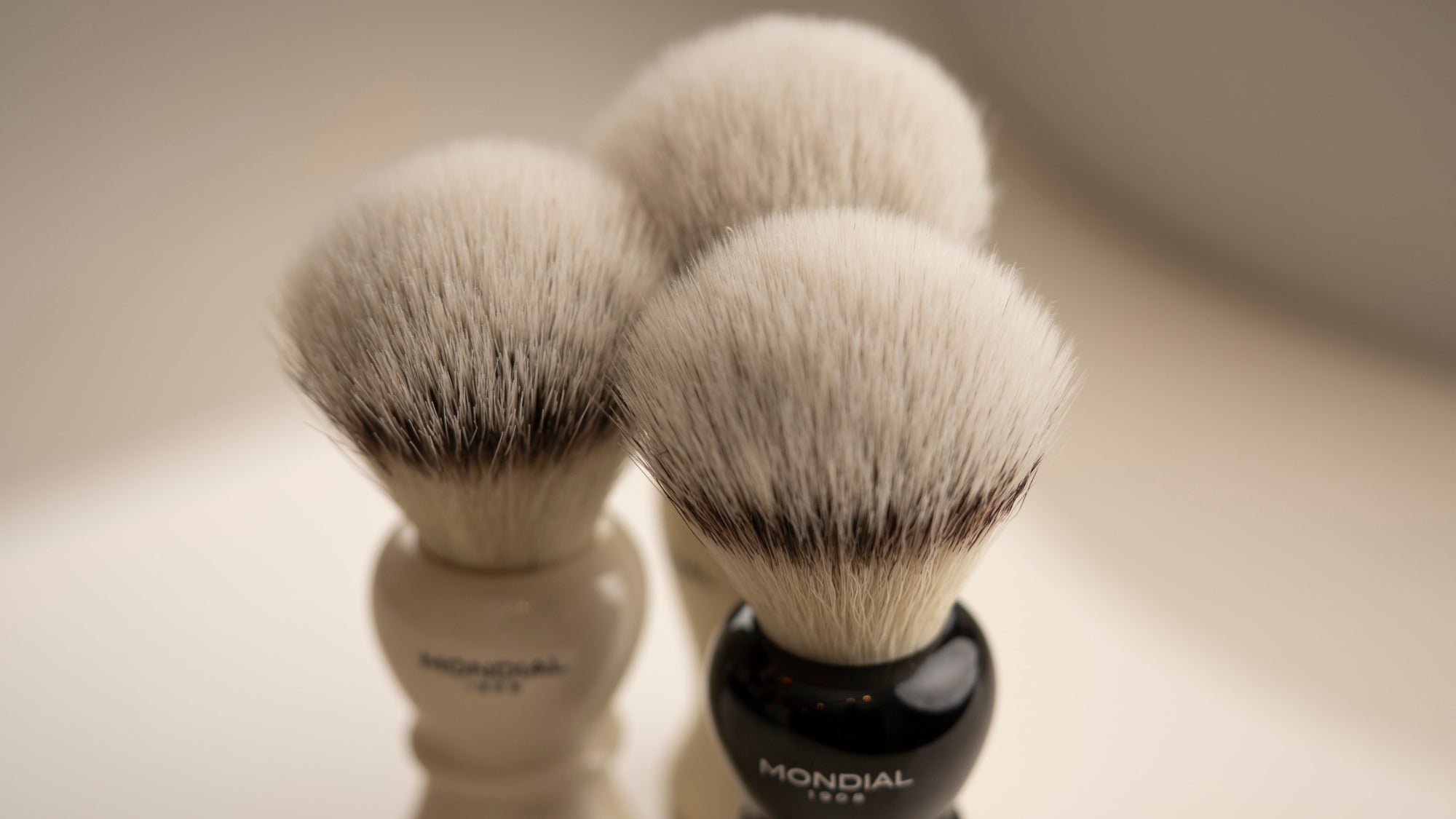 Shaving Brushes with EcoSilvertip Synthetic Badger