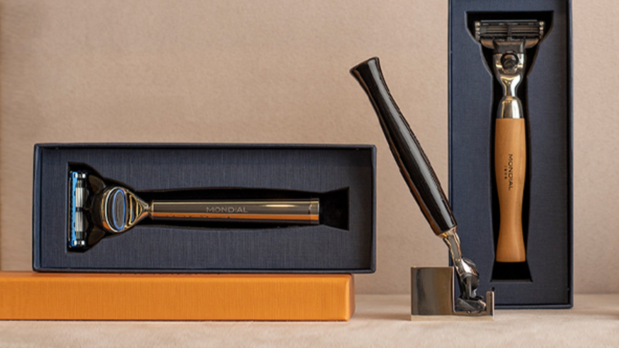 Fusion & Mach3 Compatible Cartridge Razor Handles | Mondial 1908