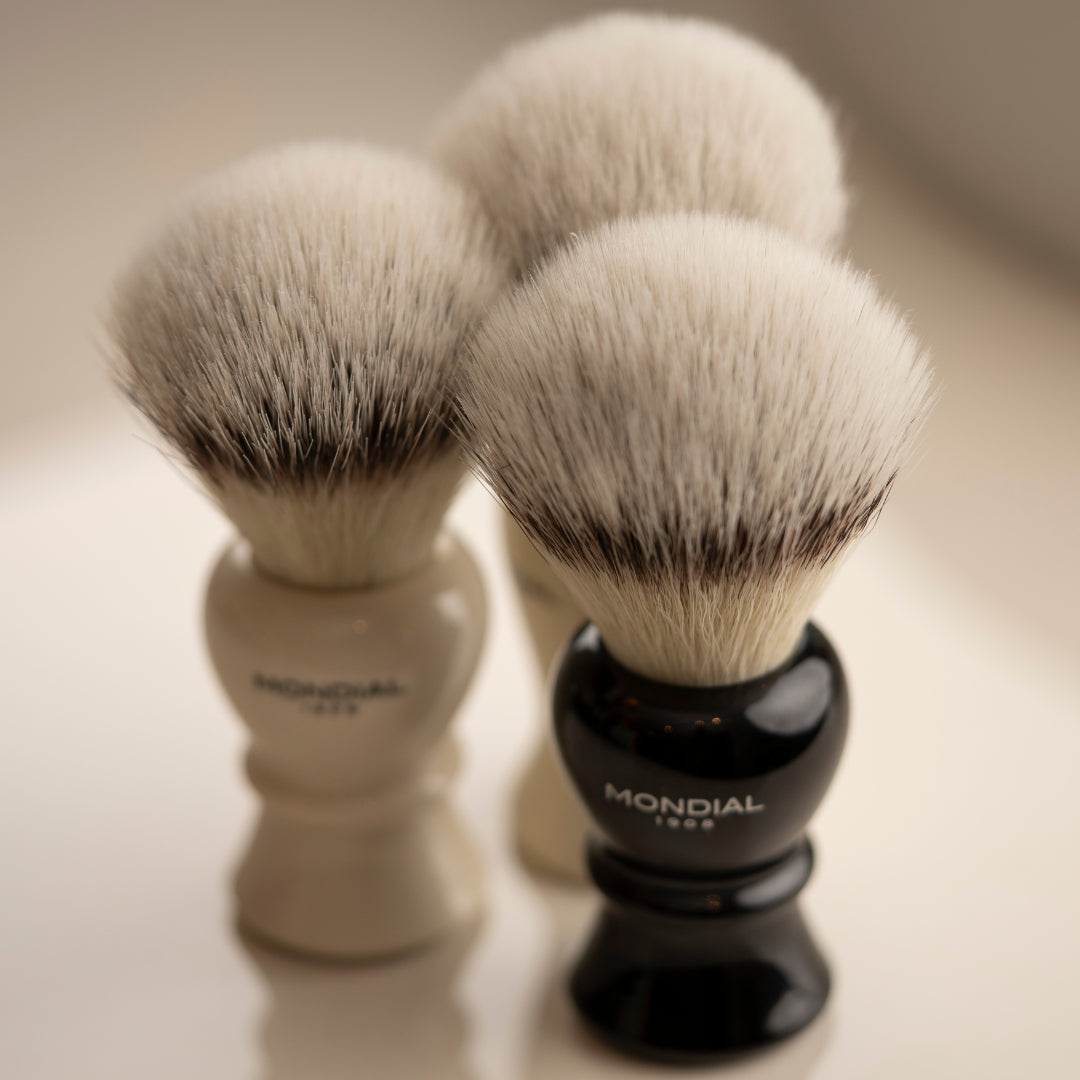 Shaving Brushes with EcoSilvertip Synthetic Badger | Mondial