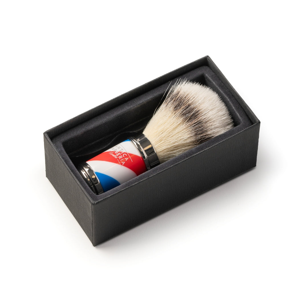 <tc>Collezione "Barbiere" Pennello da barba in fibra sintetica EcoSilvertip</tc>