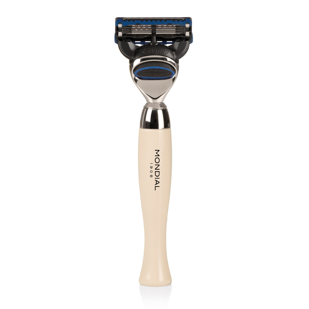 Heritage Cartridge Razor Handle in Ivory Resin