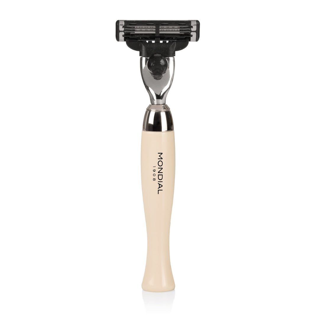 Heritage Cartridge Razor Handle in Ivory Resin