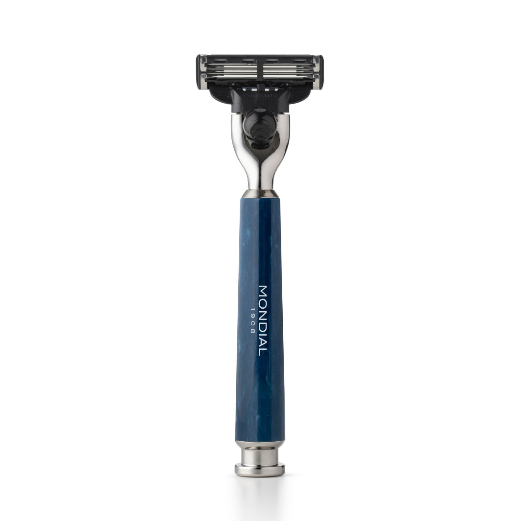 <tc>Rasoio Multilama Collezione Forza con Manico in Resina Axolute Blu</tc>