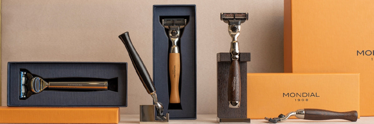 Fusion & Mach3 Compatible Cartridge Razor Handles | Mondial 1908