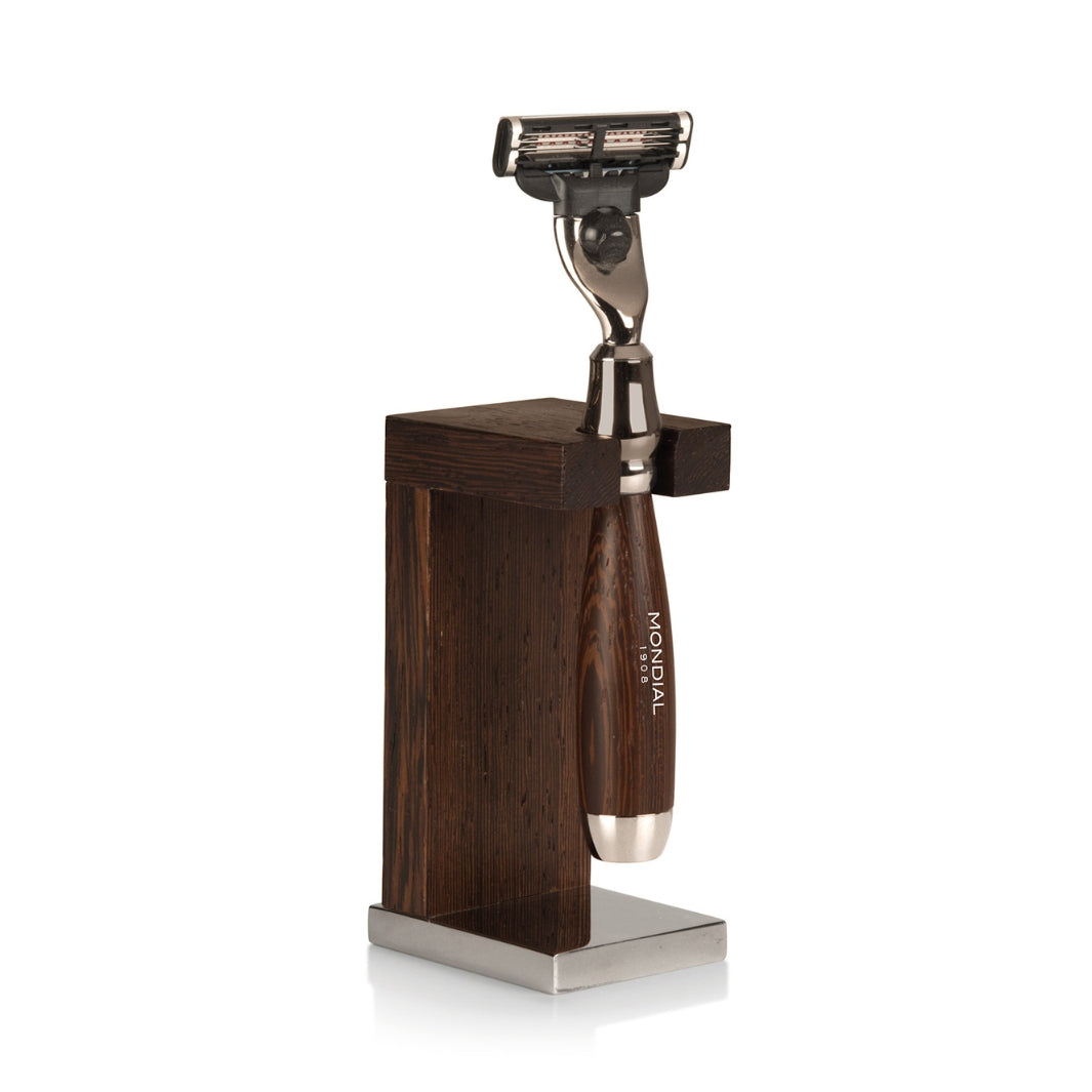 'Prestige' Wengé Wood Razor Stand.