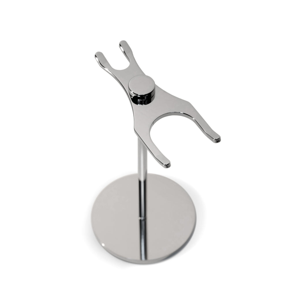 Forza 'T' Chrome Razor and Brush Stand
