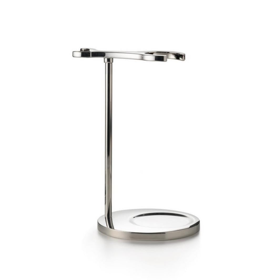 Heritage Radica Shaving Set: Chrome Stand + Brush + Cartridge Razor