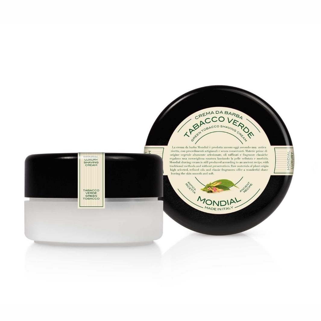 3-Piece Wet Shaving Set: 'Baylis' Ivory Resin with Green Tobacco.