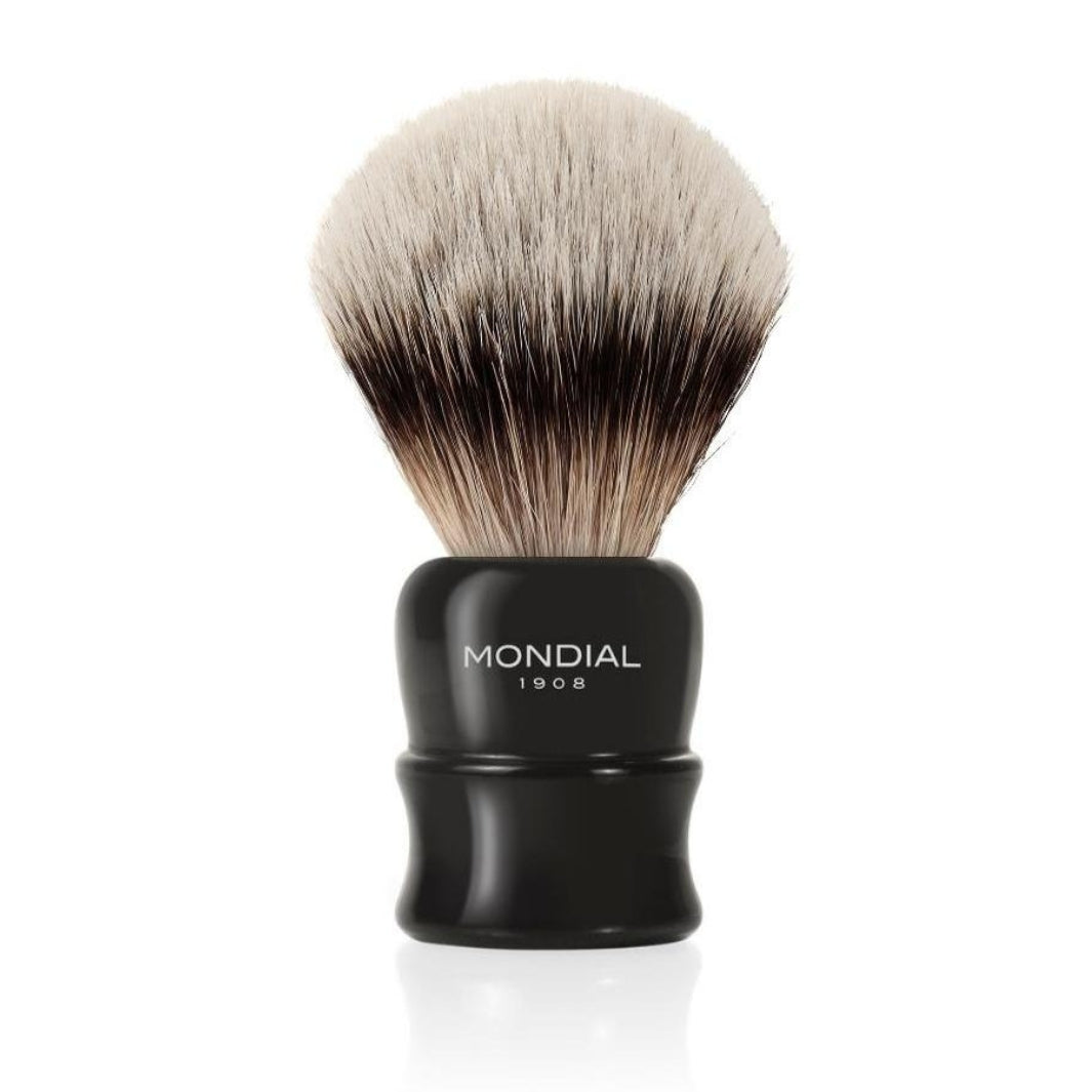 Crosby Black Resin Brush with High Mountain Badger: XXL.