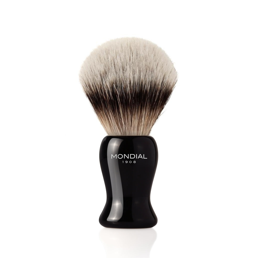 Gibson Black Resin Brush with High Mountain Badger: L.