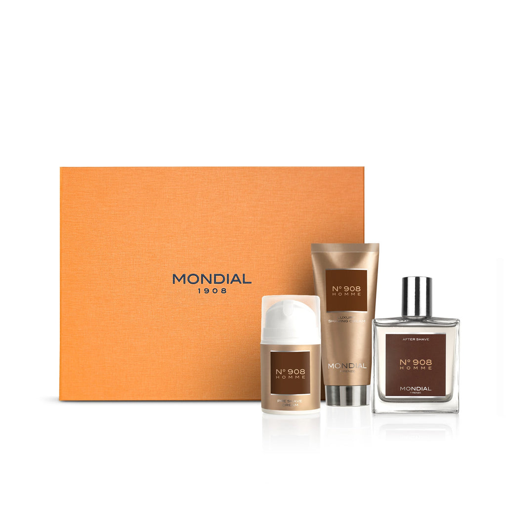 Gift Set Royal: N° 908 Pre-Shave, Shaving Cream Tubo & Aftershave Spla –  Mondial 1908 Shaving EU