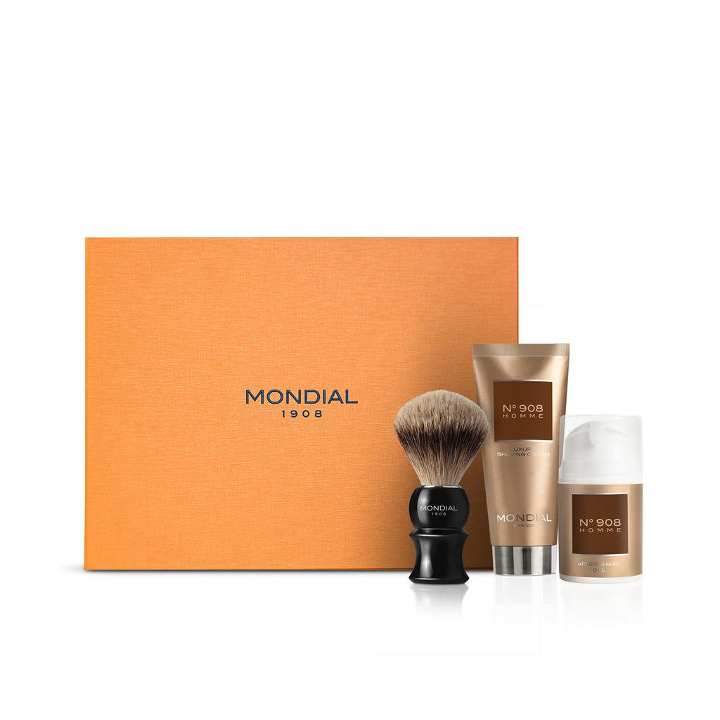 Gift Set Royal: N° 908 Shaving Cream Tubo, Aftershave Gel & Pennello B –  Mondial 1908 Shaving EU