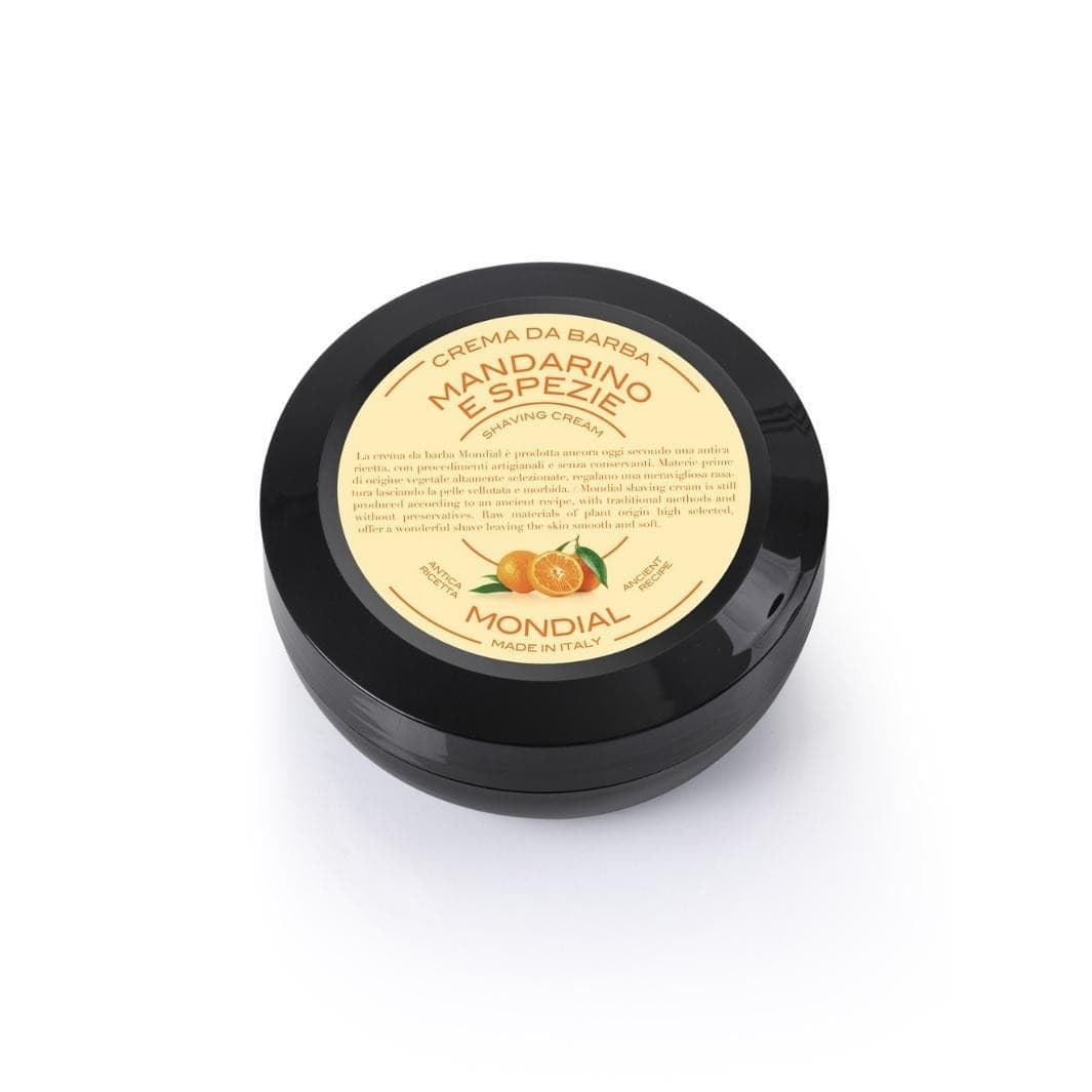 Mandarin & Spices Solid Shaving Cream 75ml Travel Pack.